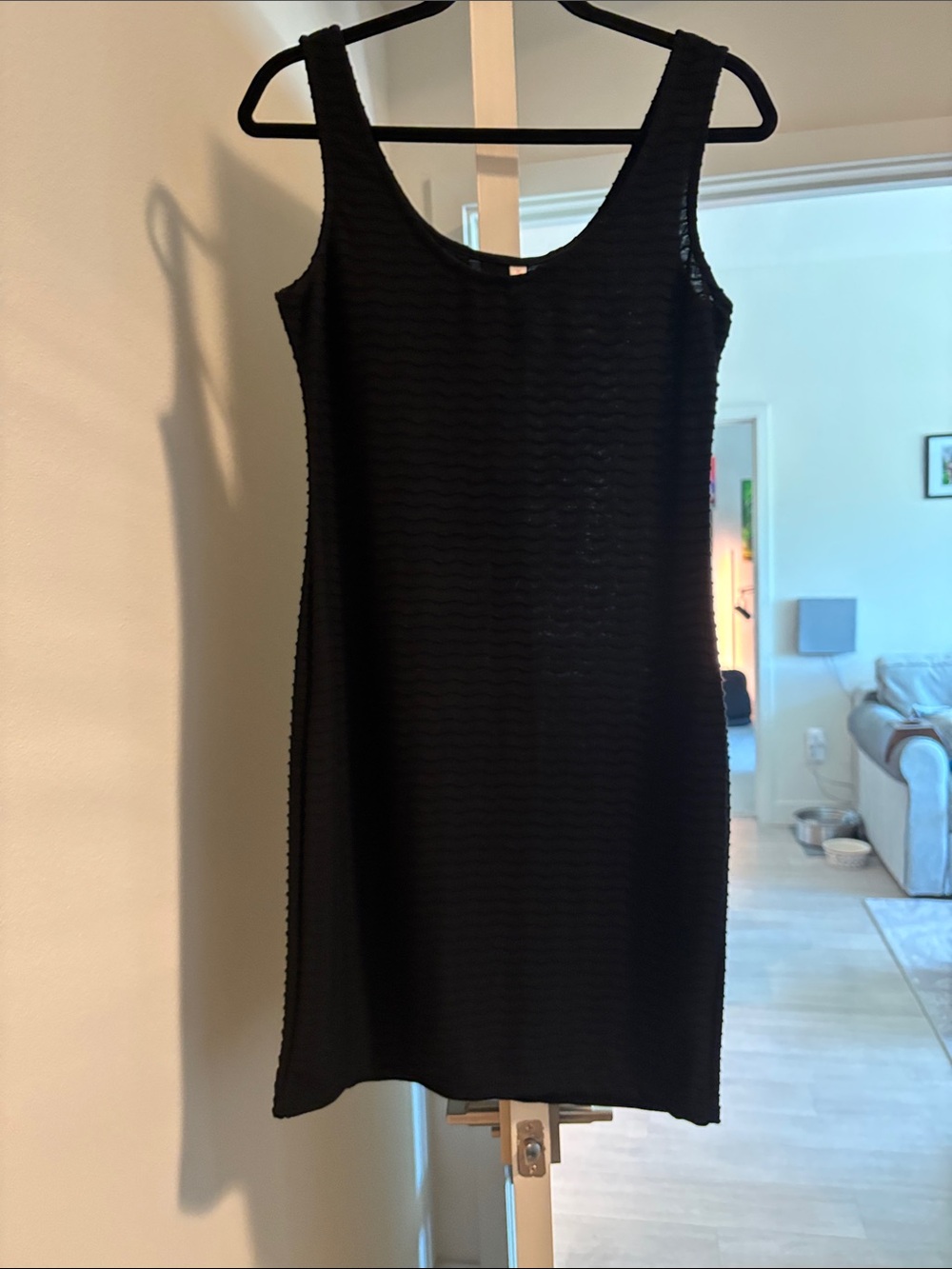 Xhilaration Black Sleeveless Mini Dress